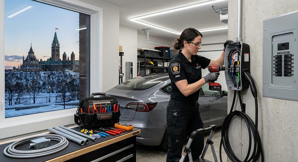EV Charger Installer Jobs Ottawa Ontario 2026: Electric Vehicle Charging Careers & Salary Guide