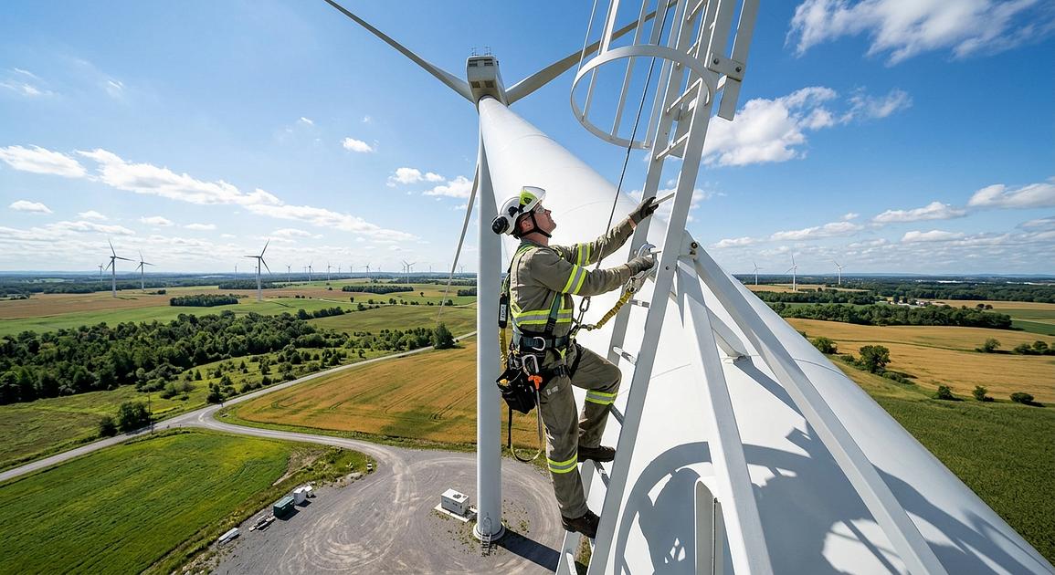 Wind Turbine Technician Jobs Ontario 2026: Renewable Energy Tower Climbing Careers & Salary